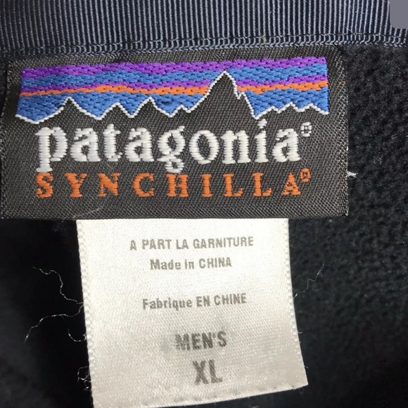 Vtg Patagonia Synchilla Fleece Full Zip Jacket USA - Picture 7 of 7